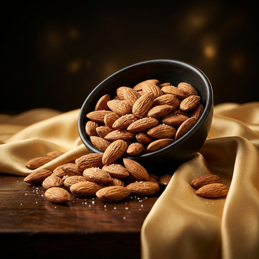 Premium Salted Almonds (Namkeen Badam) – Roasted, Crunchy & Flavorful