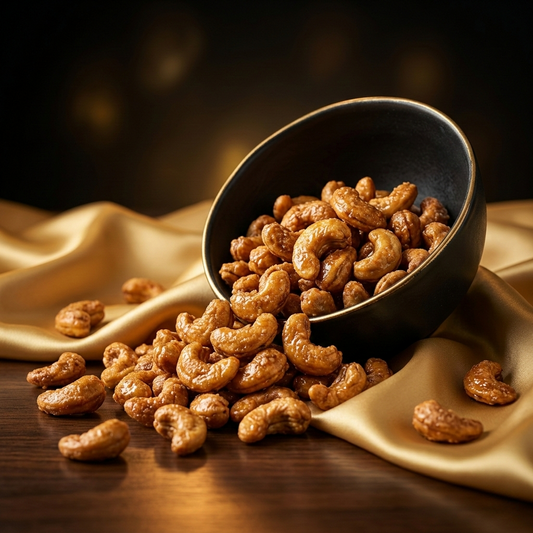 Honey Roasted Cashews (Shehed Bhune Kaju) – Sweet, Crunchy & Premium